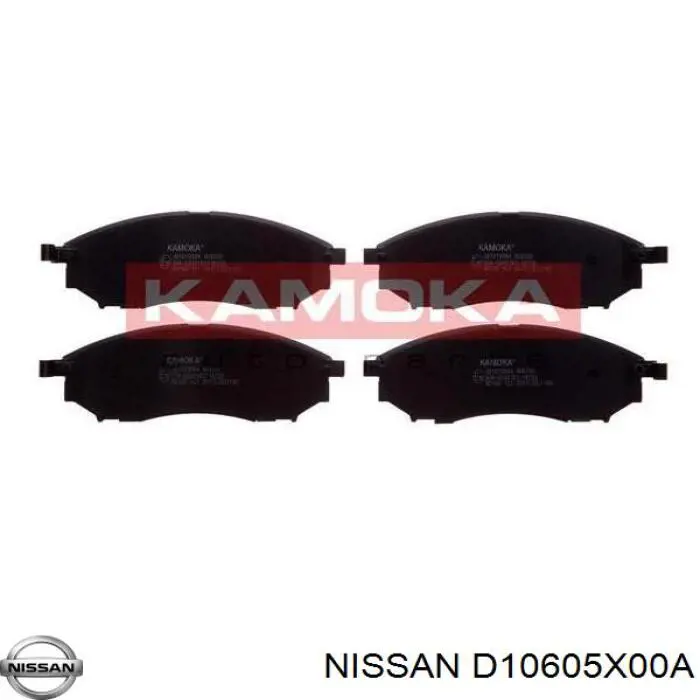 D10605X00A Nissan/Infiniti Pastillas delanteras