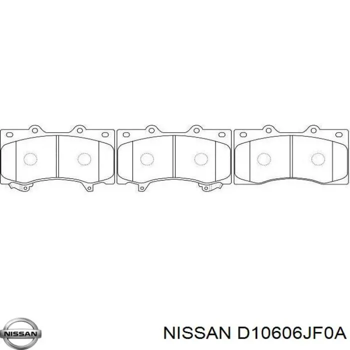 Comprar Pastillas de freno delanteras de disco Nissan Patrol  Y62 a bajo precio