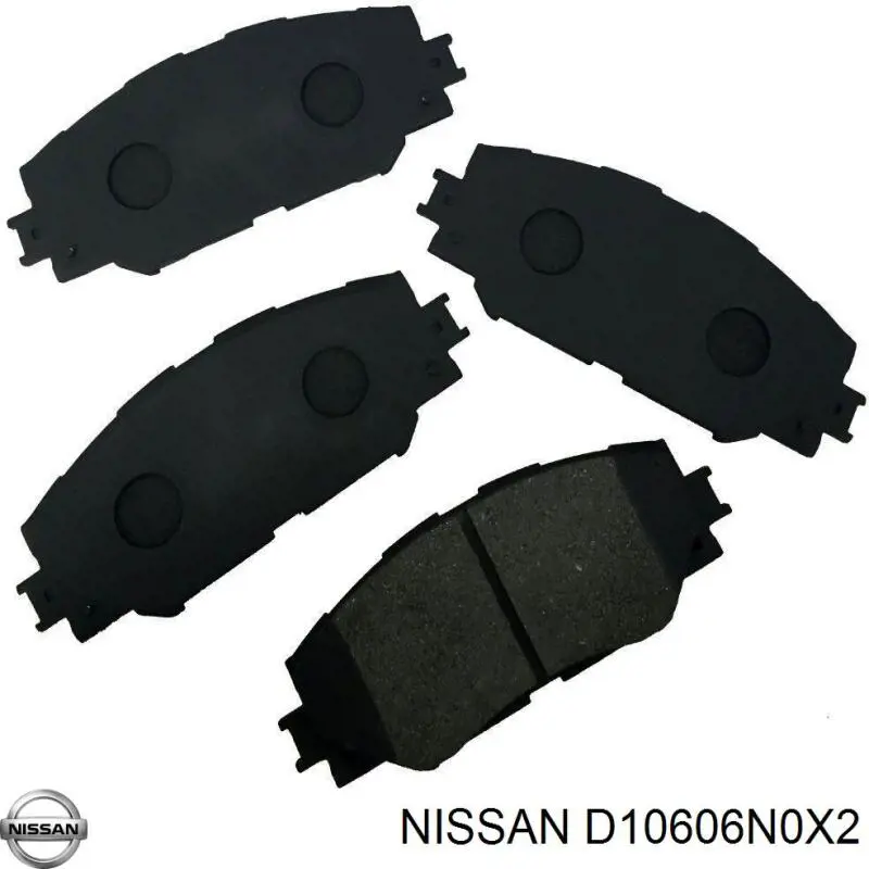 D10606N0X2 Nissan pastillas de freno delanteras