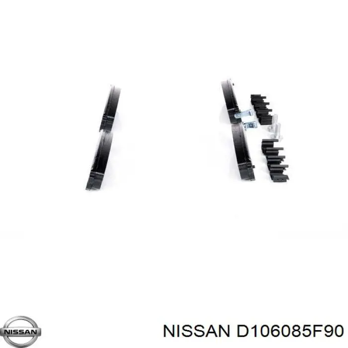 D106085F90 Nissan pastillas de freno delanteras