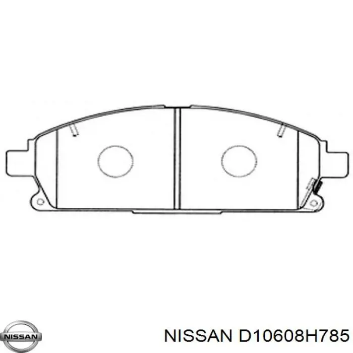 Pastillas freno delanteras Nissan/Infiniti D10608H785 precio, desde 25,75 EUR