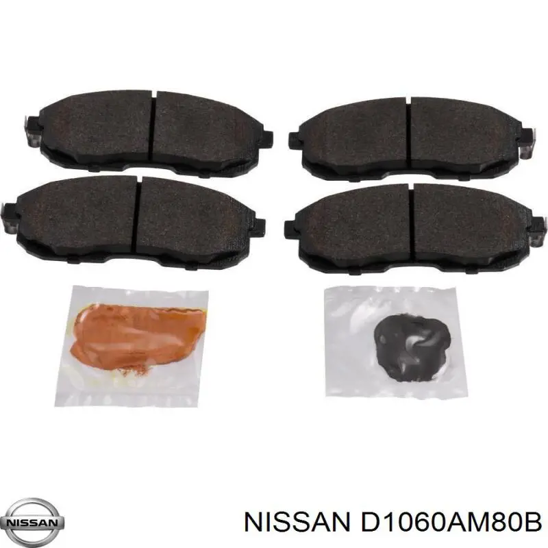 D1060AM80B Nissan pastillas de freno delanteras