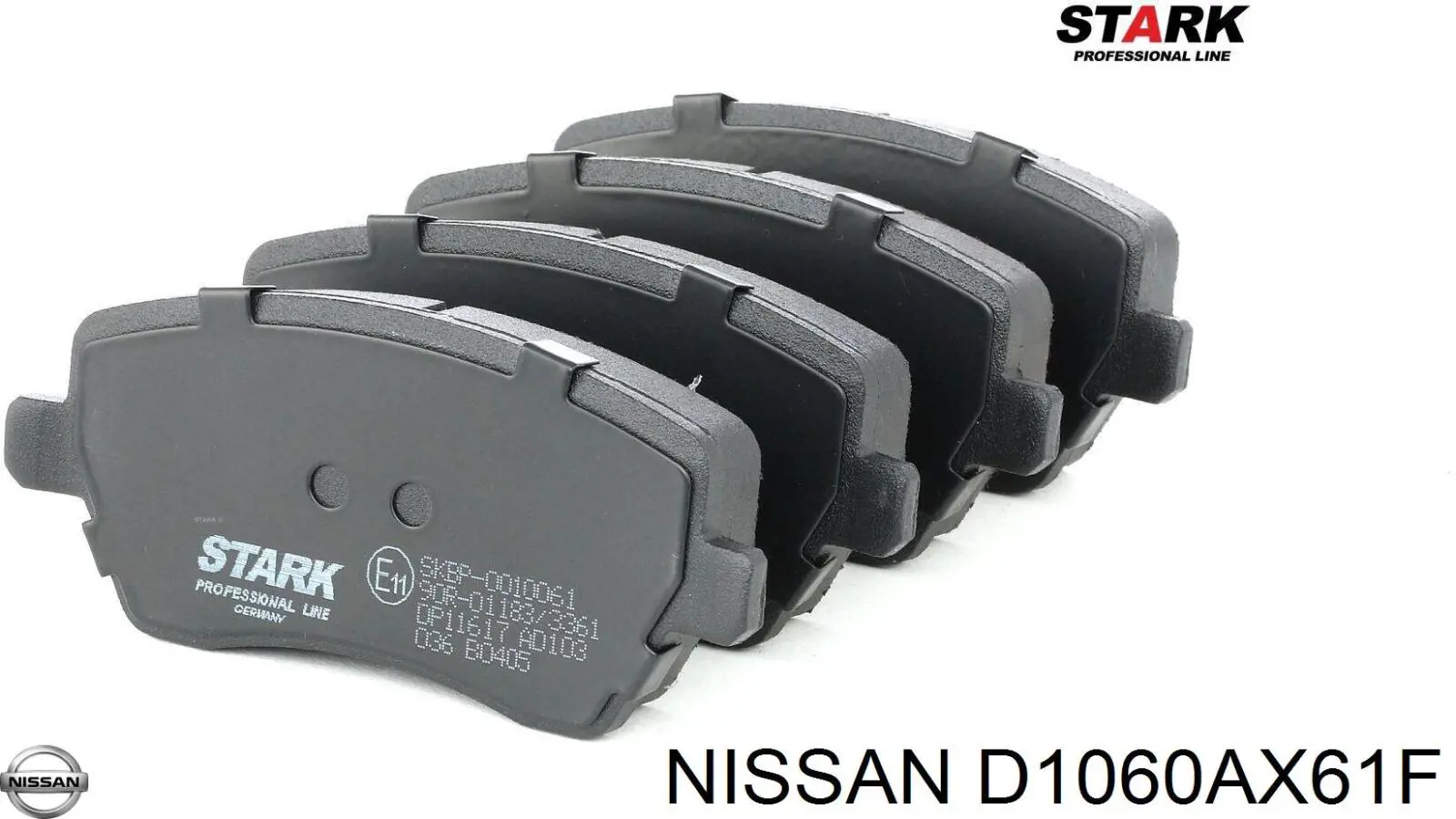 Pastillas freno delanteras Nissan/Infiniti D1060AX61F precio, desde 18,75 EUR