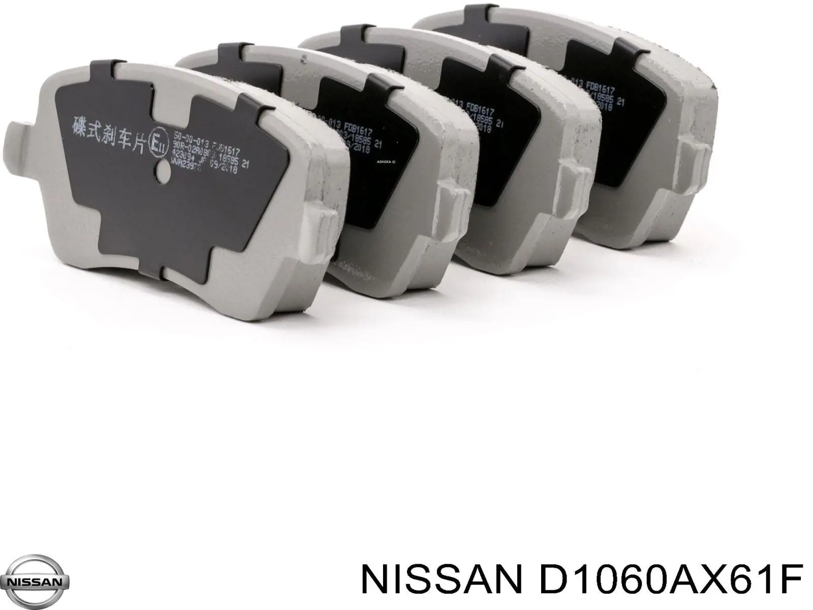 Comprar D1060AX61F Nissan/Infiniti Pastillas delanteras de freno