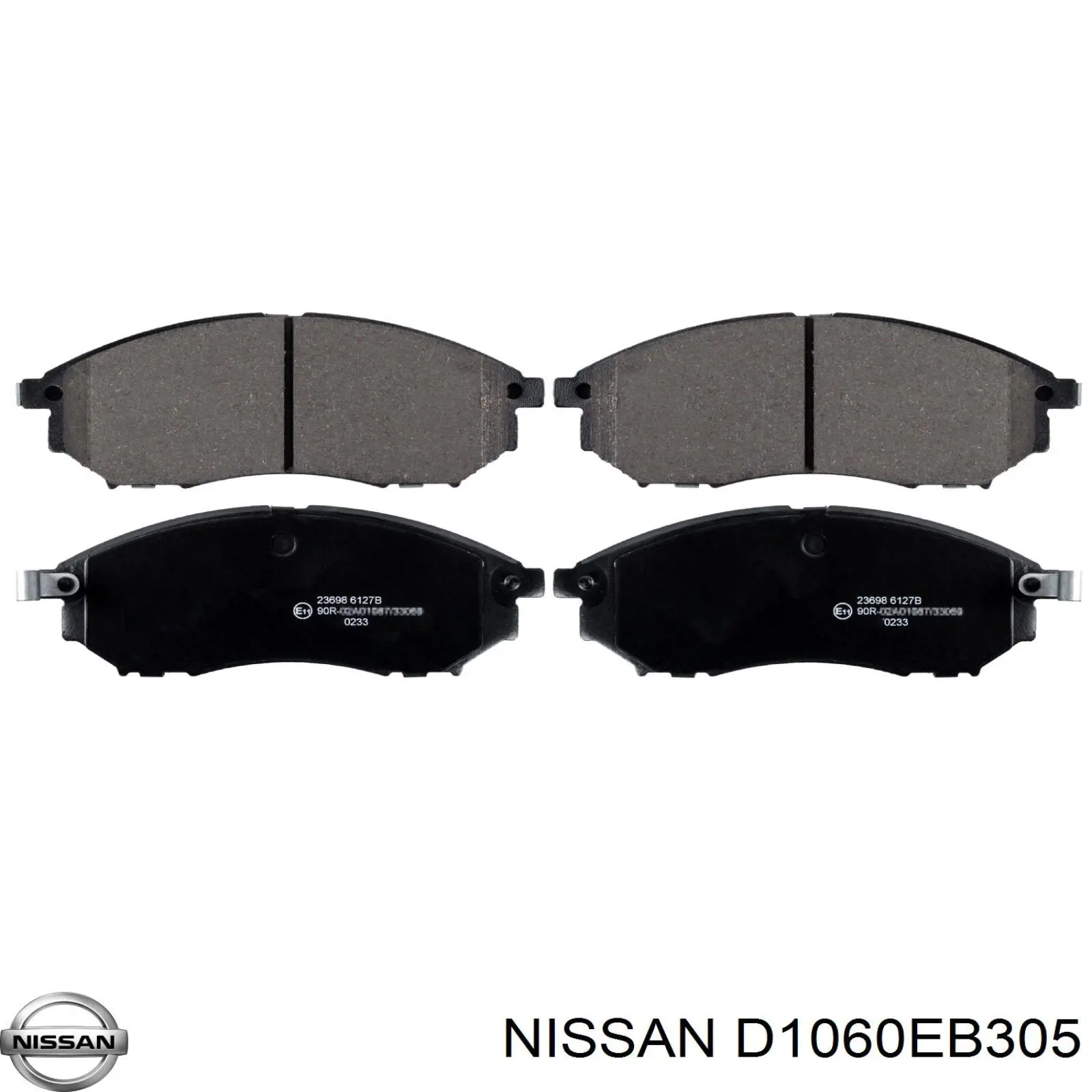 Comprar D1060EB305 Nissan/Infiniti Pastillas delanteras de freno