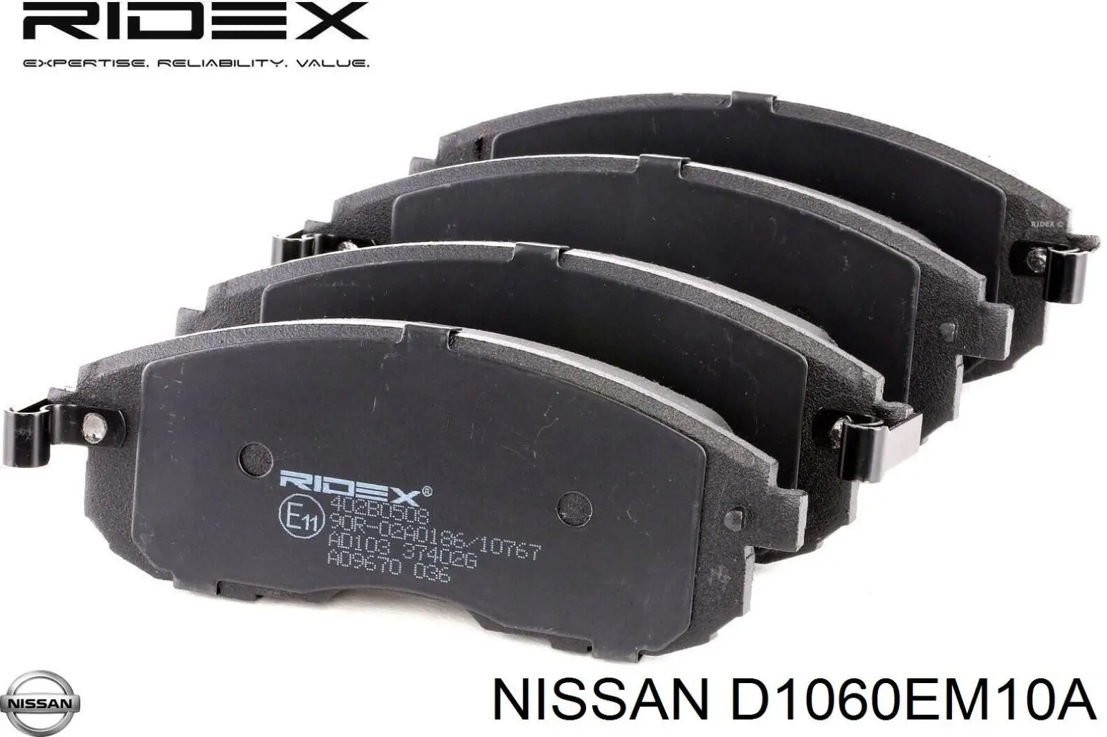 Comprar D1060EM10A Nissan/Infiniti Pastillas delanteras de freno