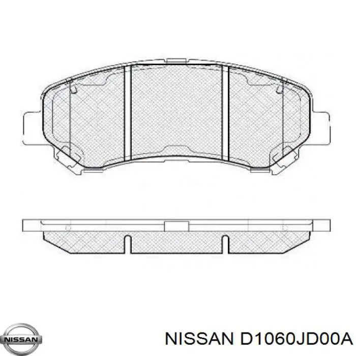 Pastillas de freno delanteras Nissan X-Trail T31