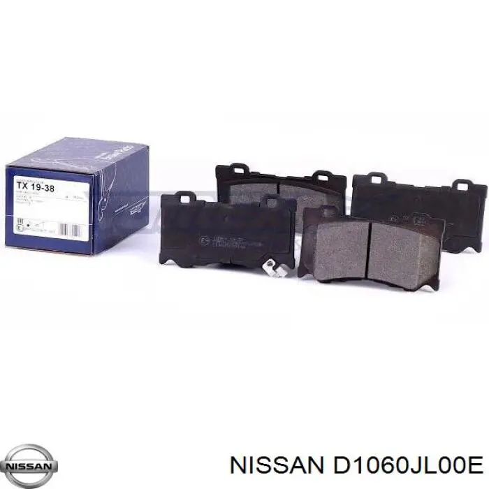 Pastillas freno delanteras Nissan/Infiniti D1060JL00E precio, desde 34,05 EUR