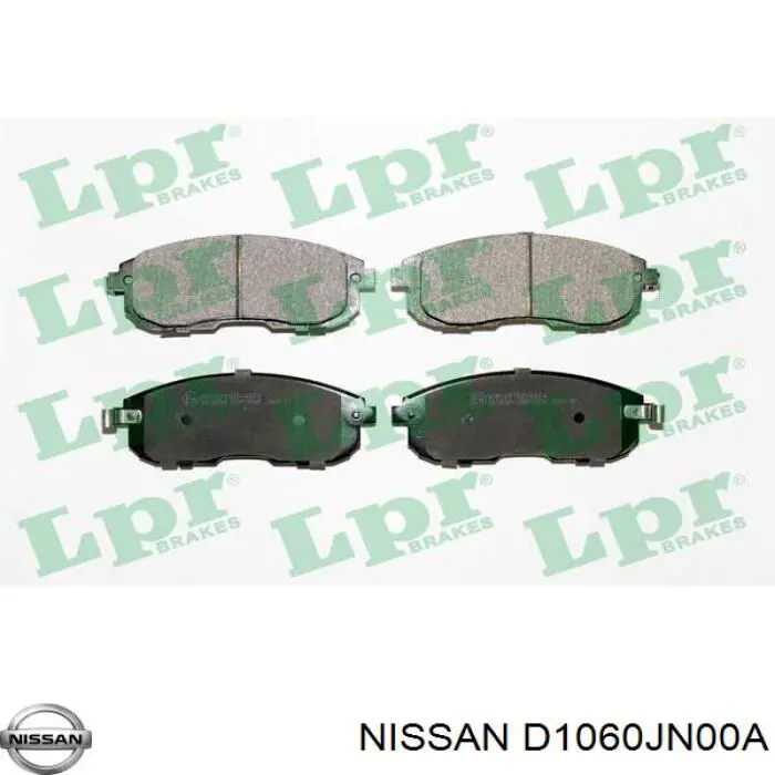 Pastillas de freno D1060JN00A Nissan/Infiniti