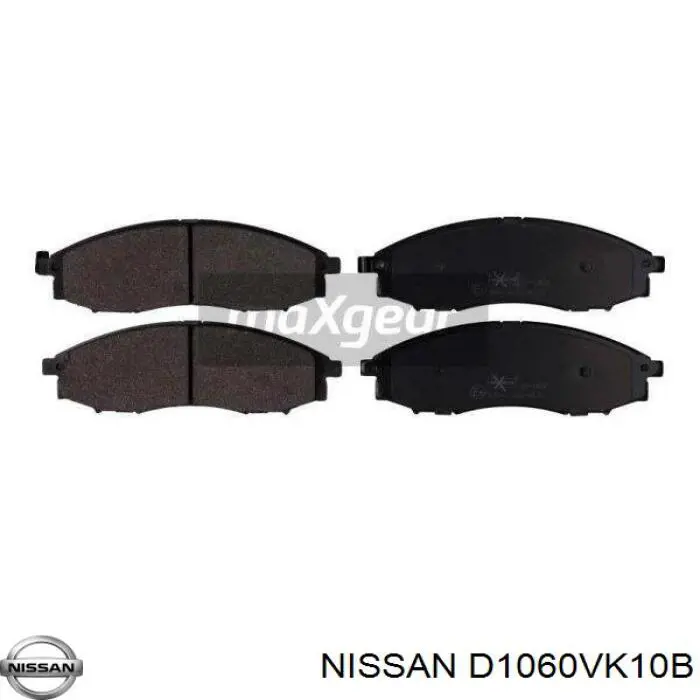 Comprar D1060VK10B Nissan/Infiniti Pastillas delanteras de freno