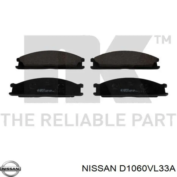 Pastillas de freno delanteras Nissan Terrano 1 WD21