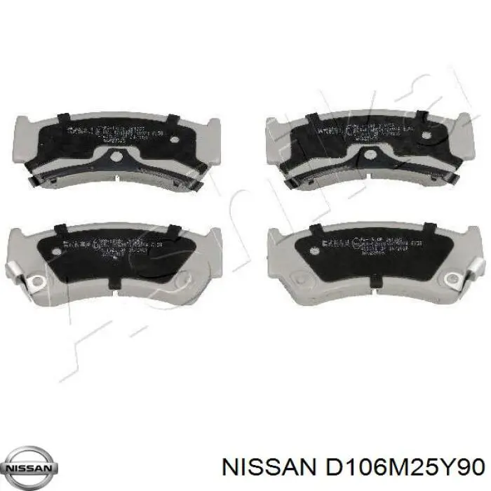 Comprar D106M25Y90 Nissan/Infiniti Pastillas delanteras de freno