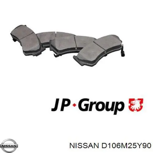 Pastillas de freno D106M25Y90 Nissan/Infiniti