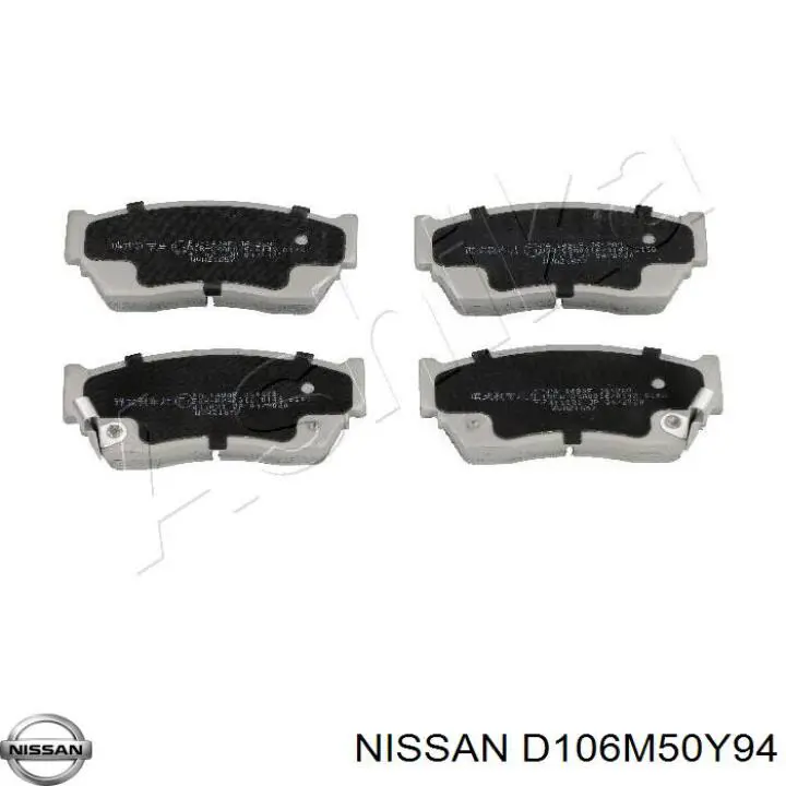 D106M50Y94 Nissan pastillas de freno delanteras