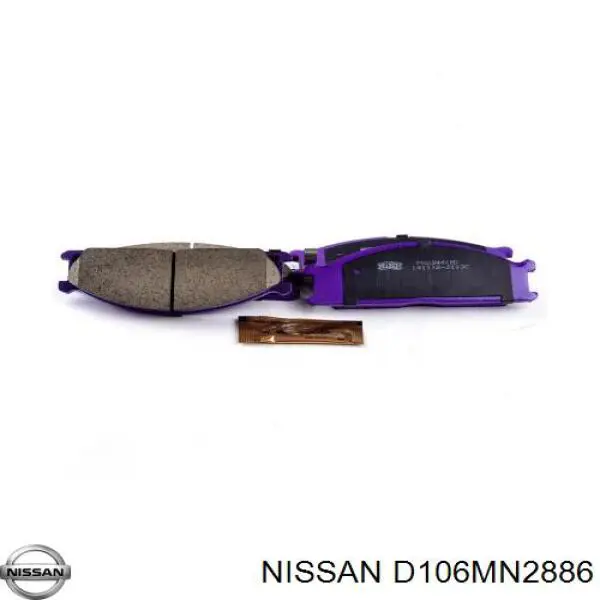 Pastillas de freno delanteras Nissan Terrano 1 WD21