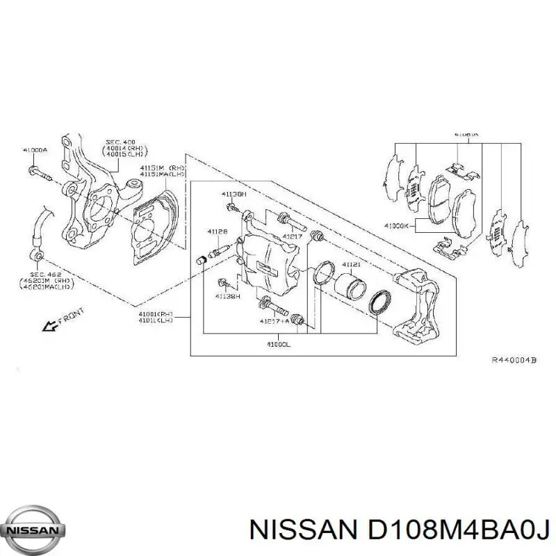  Nissan/Infiniti D108M4BA0J precio, desde 90,95 EUR