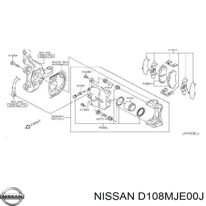  Nissan/Infiniti D108MJE00J precio, desde 98,99 EUR