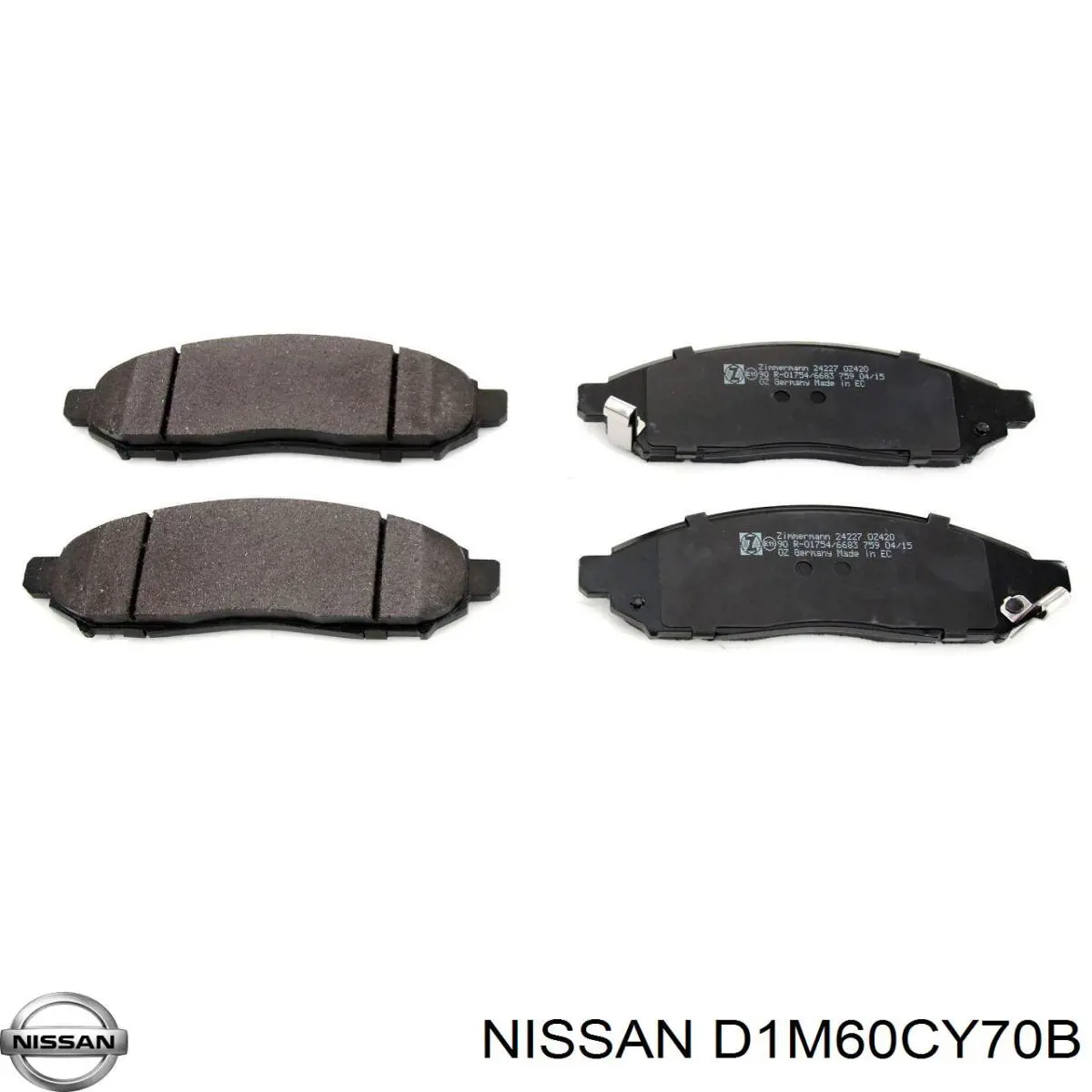 Comprar D1M60CY70B Nissan/Infiniti Pastillas delanteras de freno