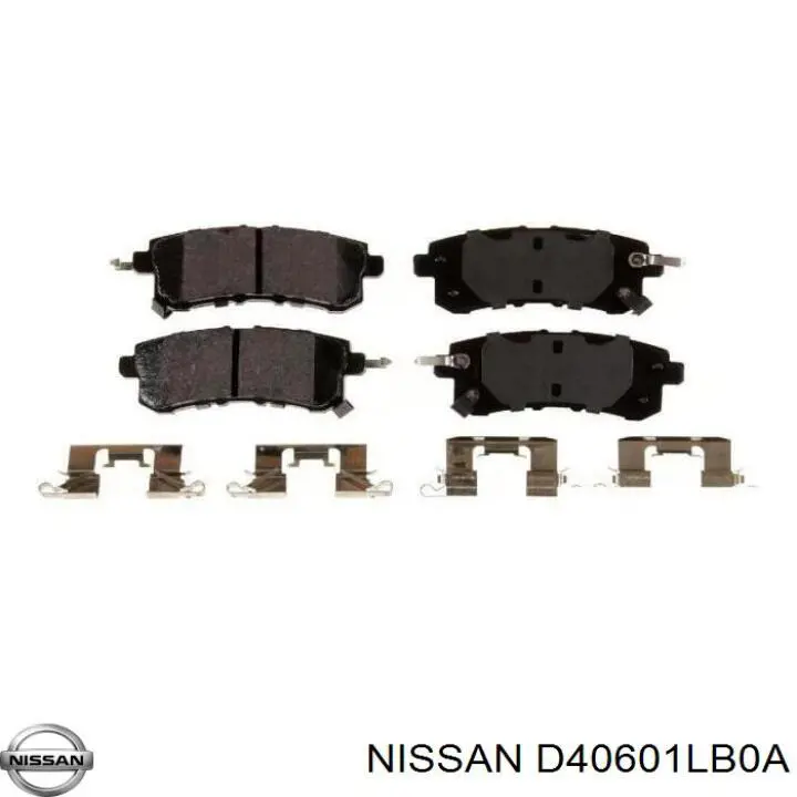 Pastillas de freno traseras D40601LB0A Nissan/Infiniti