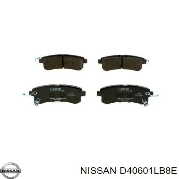 Pastillas de freno traseras D40601LB8E Nissan/Infiniti