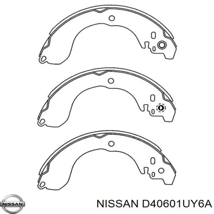 Comprar D40601UY6A Nissan/Infiniti Zapatas de freno