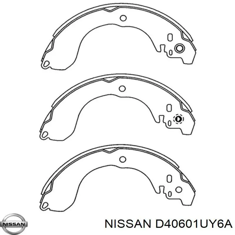 Zapatas de freno de tambor traseras Nissan/Infiniti D40601UY6A precio, desde 31,81 EUR