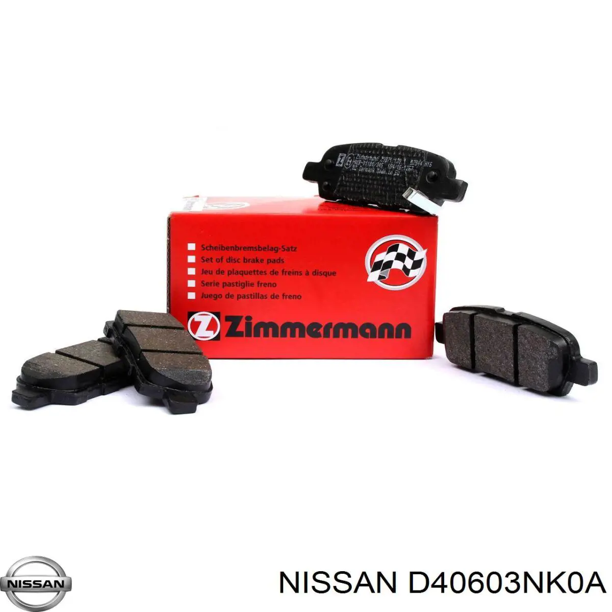 Pastillas traseras de freno Nissan/Infiniti D40603NK0A precio, desde 18,32 EUR
