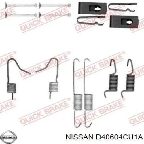 Zapatas de freno de mano Nissan/Infiniti D40604CU1A precio, desde 47,04 EUR