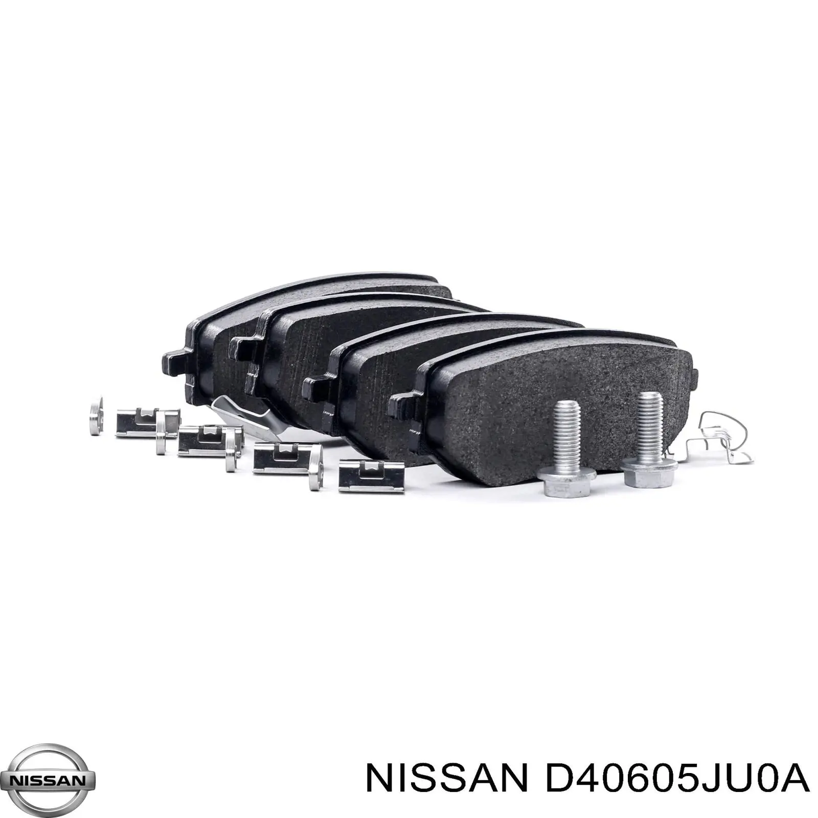 D40605JU0A Nissan pastillas de freno traseras