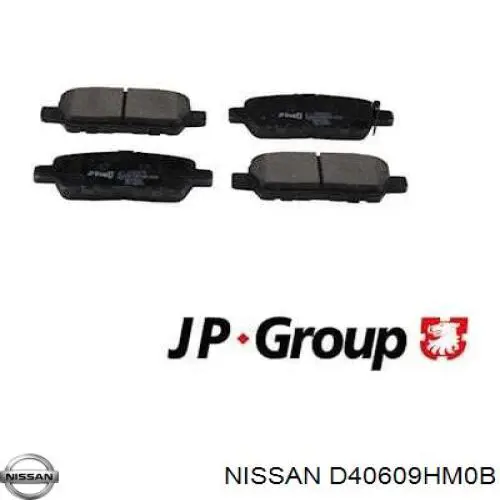 Comprar D40609HM0B Nissan/Infiniti Pastillas de freno traseras