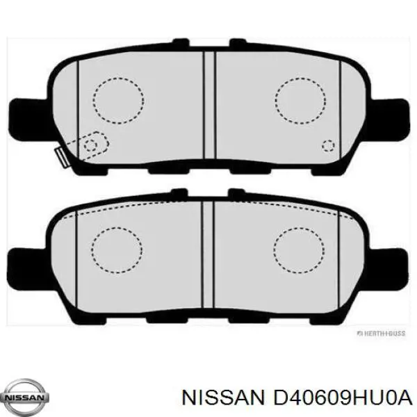 Pastillas traseras de freno Nissan/Infiniti D40609HU0A precio, desde 19,11 EUR