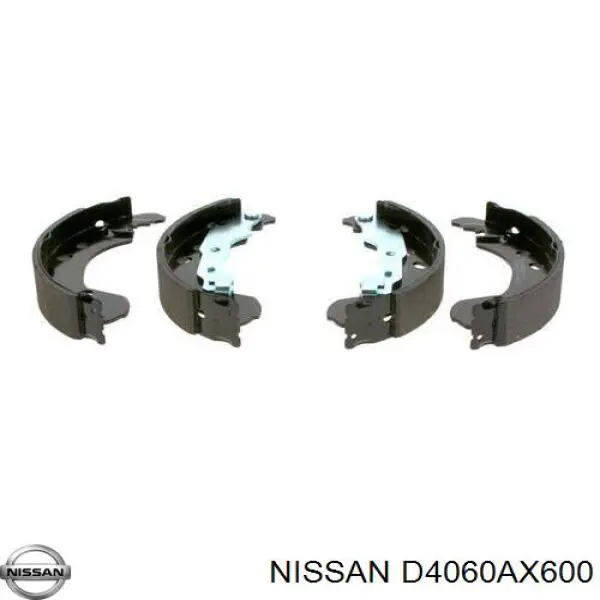 D4060AX600 Nissan/Infiniti Zapatas de freno de tambor traseras