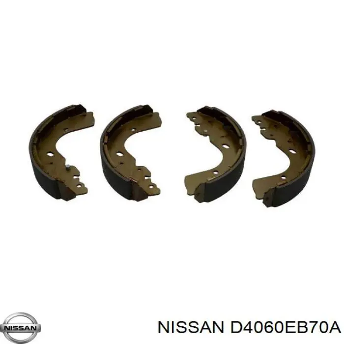 Zapatas de freno de tambor traseras Nissan/Infiniti D4060EB70A precio, desde 64,86 EUR