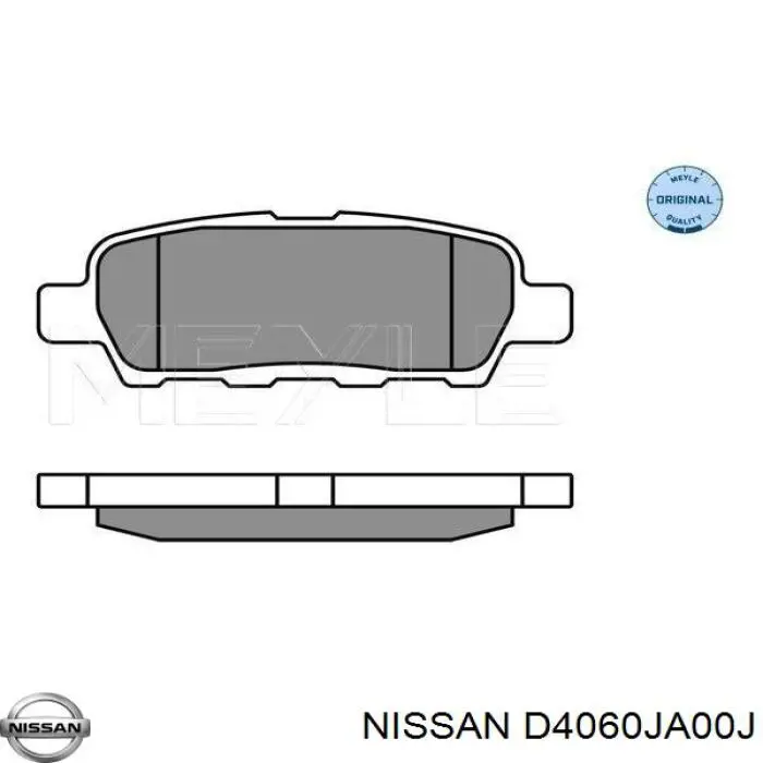 Comprar D4060JA00J Nissan/Infiniti Pastillas de freno traseras
