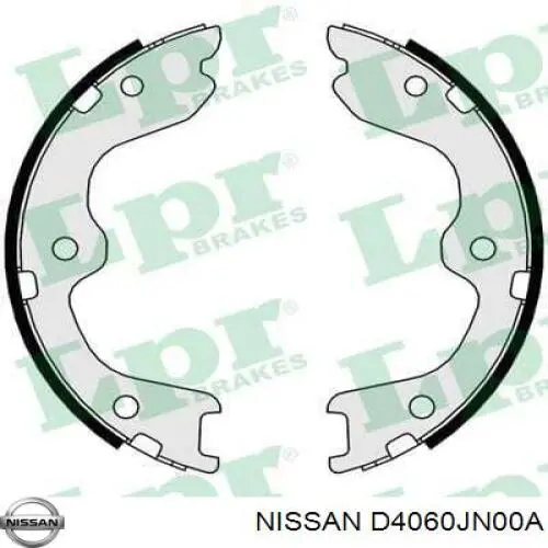 D4060JN00A Nissan zapatas de freno de mano