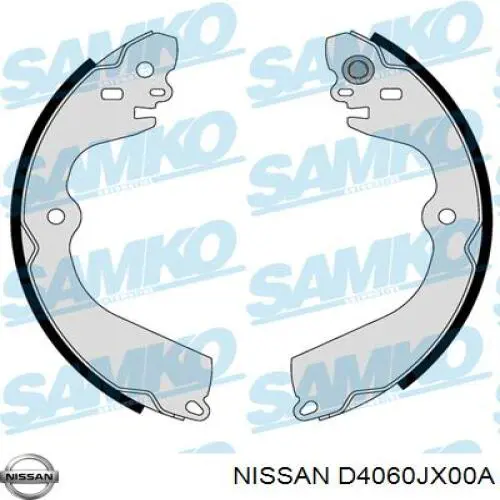 Zapatas de freno de tambor traseras Nissan/Infiniti D4060JX00A precio, desde 30,40 EUR