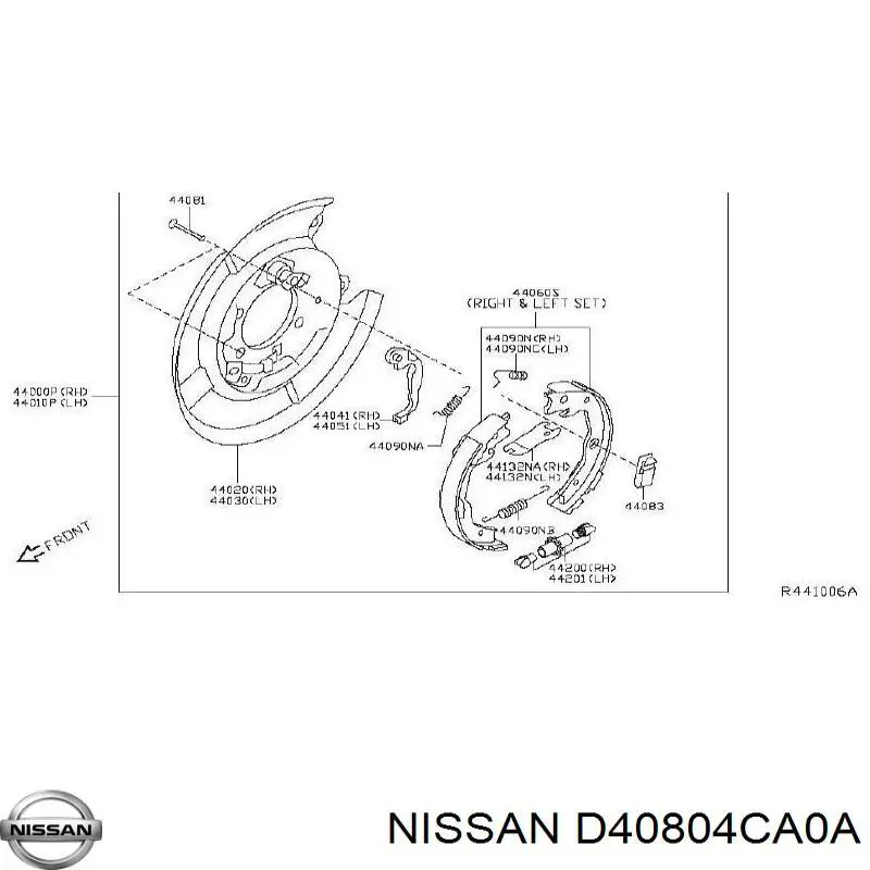 Chapa antirruido de sujeción de pastilla de freno trasera Nissan/Infiniti D40804CA0A precio, desde 92,94 EUR