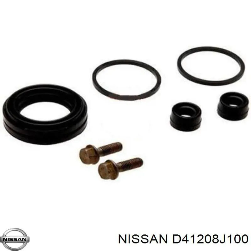 D41208J100 Nissan juego de reparación, pinza de freno trasero