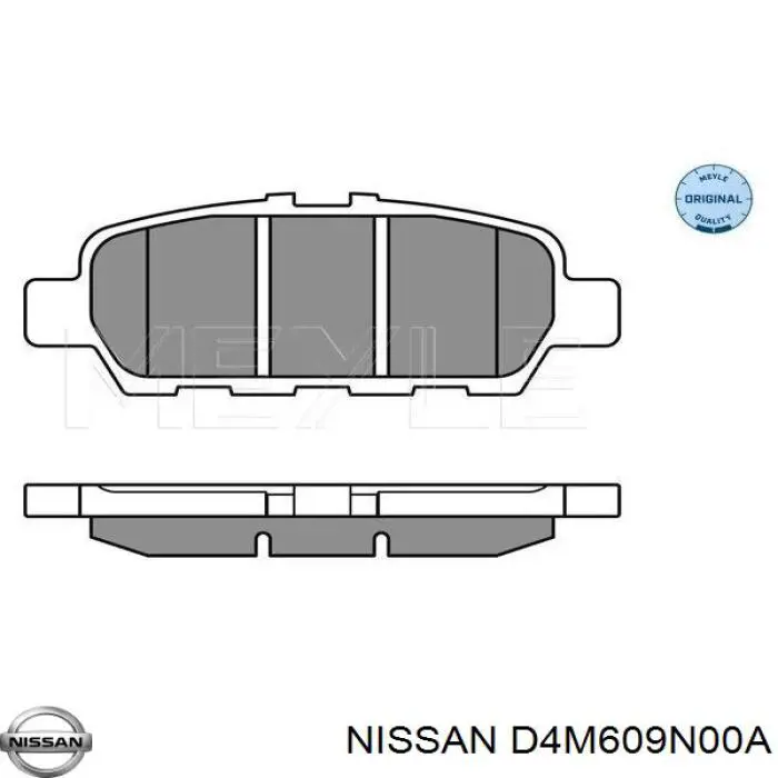 Pastillas traseras de freno Nissan/Infiniti D4M609N00A precio, desde 18,32 EUR