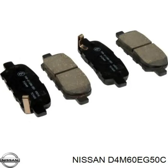 Comprar D4M60EG50C Nissan/Infiniti Pastillas de freno traseras