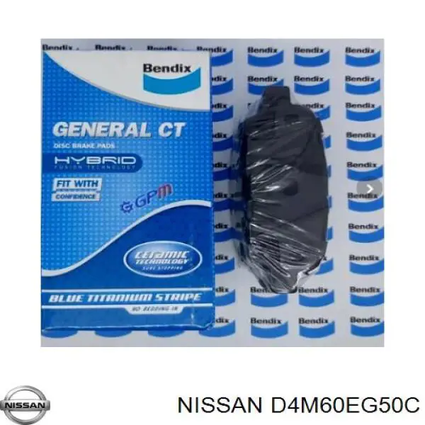 Pastillas traseras de freno Nissan/Infiniti D4M60EG50C precio, desde 18,32 EUR