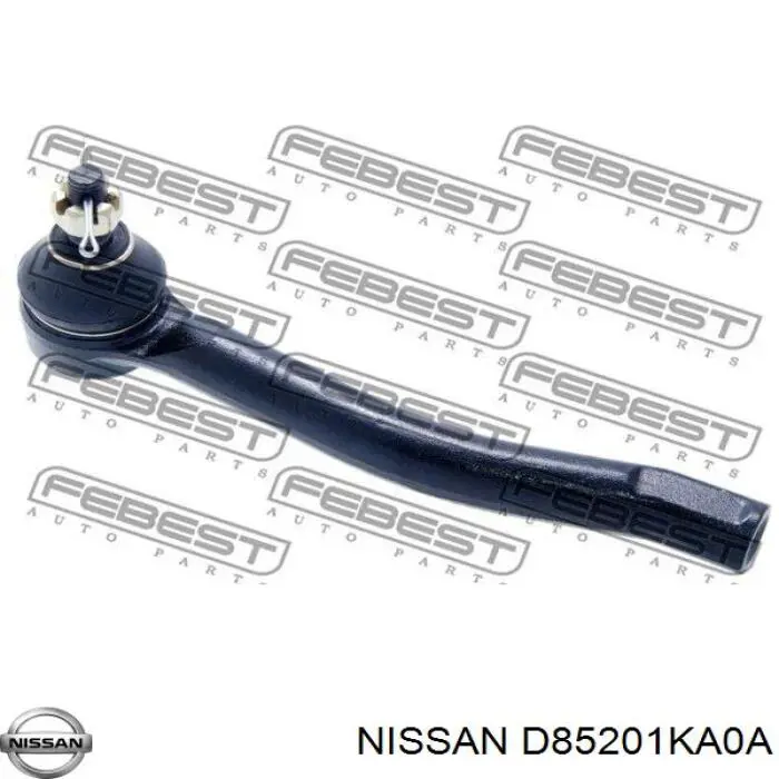 D85201KA0A Nissan rótula barra de acoplamiento exterior