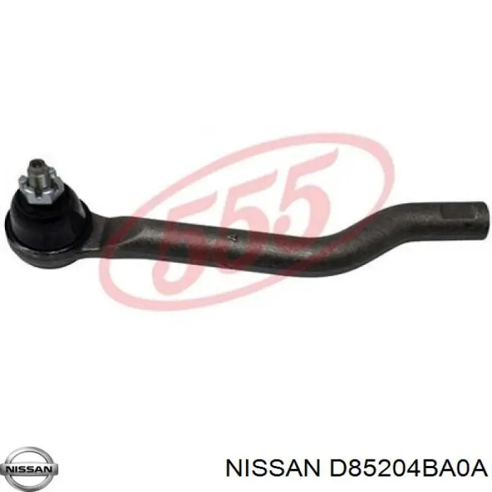 Comprar D85204BA0A Nissan/Infiniti Rótula barra de acoplamiento exterior