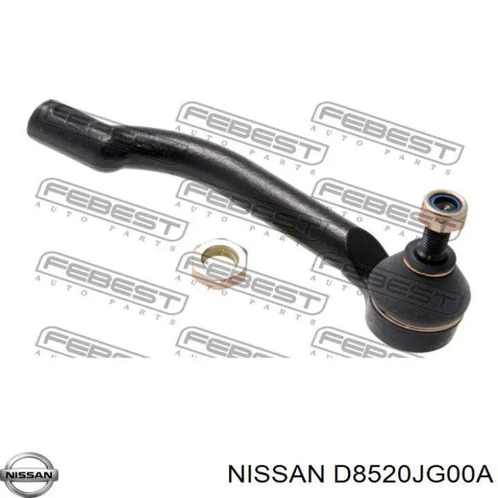 D8520JG00A Nissan rótula barra de acoplamiento exterior