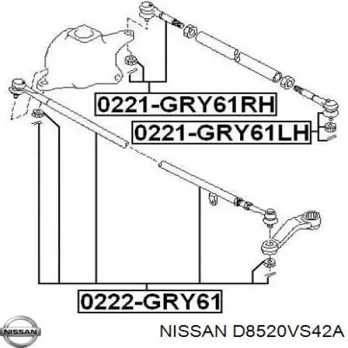D8520VS42A Nissan/Infiniti