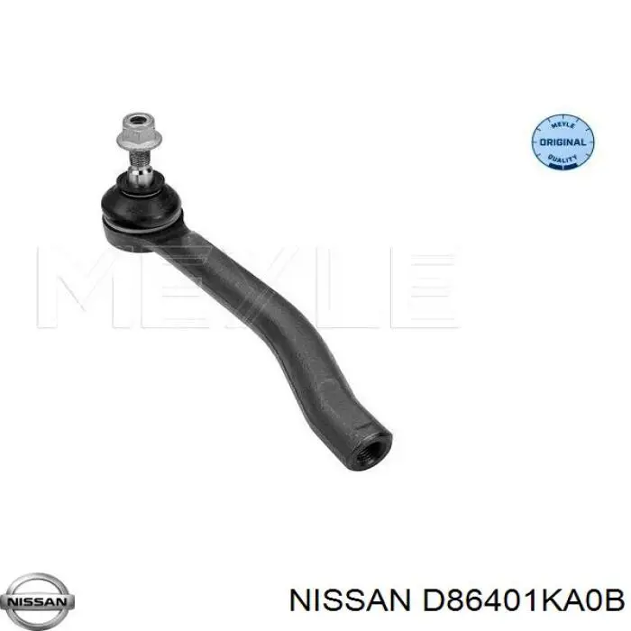 D86401KA0B Nissan rótula barra de acoplamiento exterior