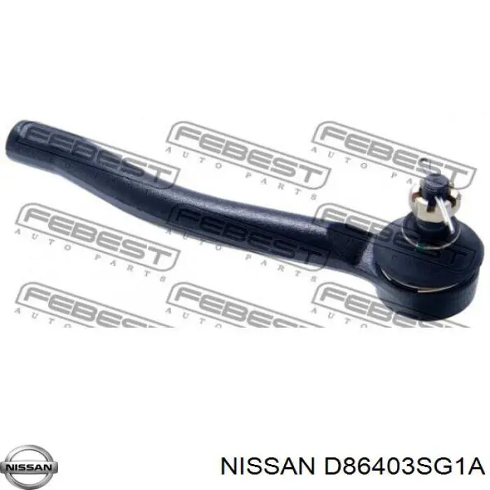 D86403SG1A Nissan rótula barra de acoplamiento exterior