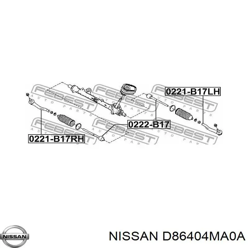 D86404MA0A Nissan