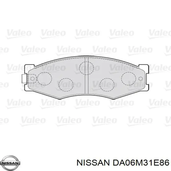 DA06M31E86 Nissan/Infiniti Pastillas delanteras