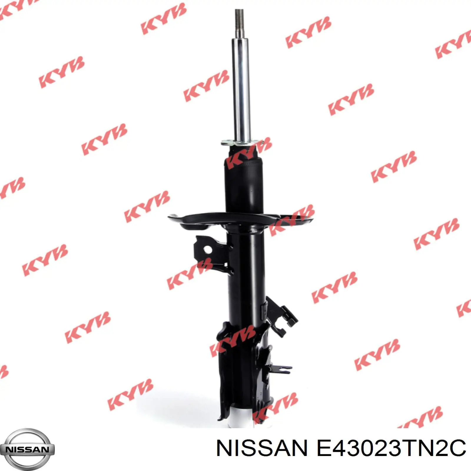 E43023TN2C Nissan amortiguador delantero derecho